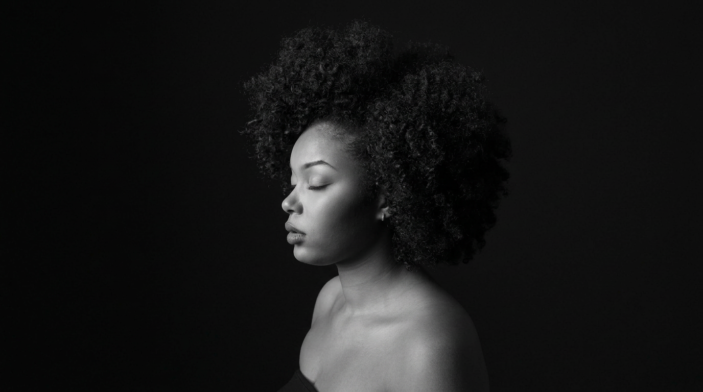 black and white